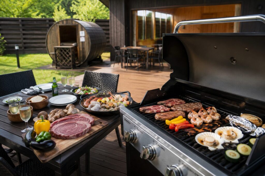 房総半島の食材を味わうグランピングBBQのイメージ